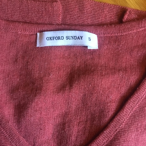 Oxford Sunday red sweater - Picture 7 of 9